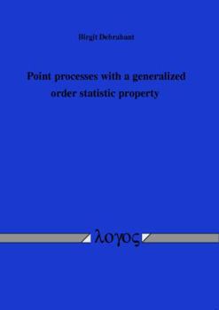 Paperback Point Processes with a Generalized Order Statistic Property Book