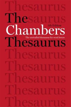 Hardcover The Chambers Thesaurus Book