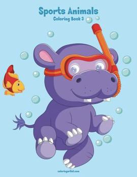 Paperback Sports Animals Coloring Book 3 Book