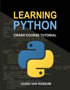 Paperback Learning Python: Crash Course Tutorial Book