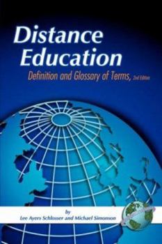 Paperback Distance Education: Definitions Glossary of Terms (Second Edition) (PB) Book