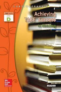 Paperback Achieving Tabe Success in Reading, Level D Reader Book