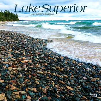 Lake Superior 2022 12 x 12 Inch Monthly Square Wall Calendar, USA United States of America Travel Scenic Great Lakes