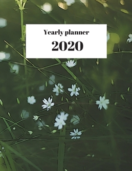 Paperback 2020 Yearly planner: nature themed calendar & organizer - 148 pages, 8,5" x 11" (version 32) Book