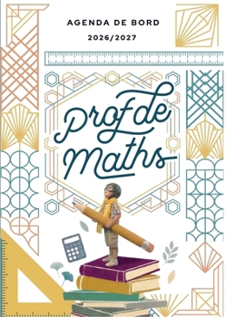 Paperback Agenda de bord 2026/2027 professeur de Mathématiques: Carnet de bord A4 pour les enseignants [French] Book
