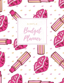 Simple Budget Planner: 12 Month Budget Planner Money Saving Challenge Monthly Bill Tracker Simple Budget Tracker Expense Tracker Happy Planner Notebook Monthly Money Goals Tracker