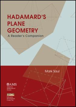 Hardcover Hadamard's Plane Geometry: A Reader's Companion Book