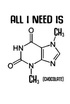 Notizbuch: Schokolade Formel Junkie Naschkatze Nerd Geschenk 120 Seiten, 6X9 (Ca. A5), Liniert (German Edition)