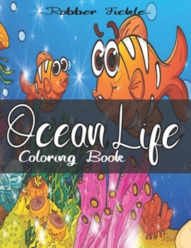 Paperback Ocean Life: An Adult Coloring Book. Book