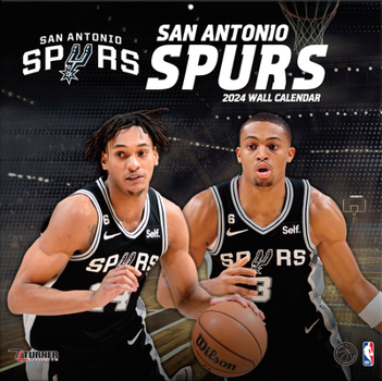 Calendar San Antonio Spurs 2024 12x12 Team Wall Calendar Book