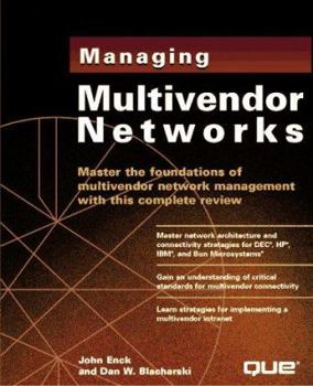 Paperback Managing Multivendor Networks Book