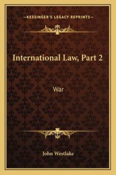 Paperback International Law, Part 2: War Book