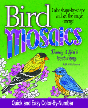 Paperback Bird Mosaics: Quick and Easy Color-By-Number Book