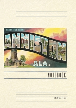 Paperback Vintage Lined Notebook Greetings from Anniston Book