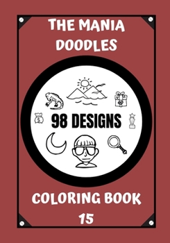 Paperback Coloring Book: The Mania Doodles Book