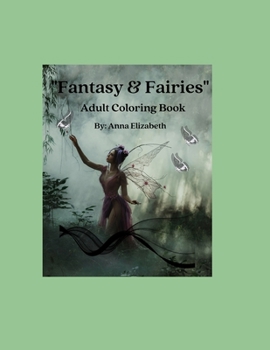 Paperback Fantasy & Fairies: Adult Coloring Book