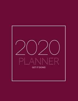 Paperback 2020 Planner Weekly: 2020 Planner undated 52 weeks 8.5 x 11 inches purple Book