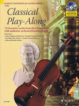 Paperback Classical Play-Along: 12 Favorite Works from the Classical Era Book/CD Pack Book