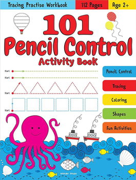 Paperback 101 Pencil Control Activity Book: Tracing Practise Book