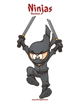Paperback Ninjas Kleurboek 1 [Dutch] Book