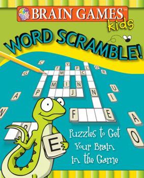 Spiral-bound Brain Games Kids Word Scramble Book