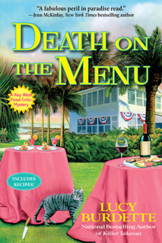 Hardcover Death on the Menu: A Key West Food Critic Mystery Book