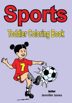 Paperback Toddler Coloring Book: Sports Book