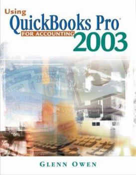 Paperback Using QuickBooks™ Pro 2003 For Accounting Book