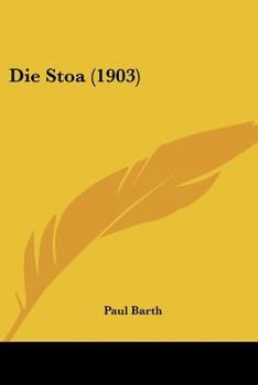 Paperback Die Stoa (1903) [German] Book