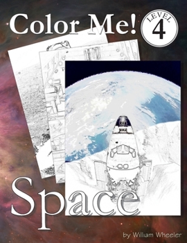 Paperback Color Me! Space Book