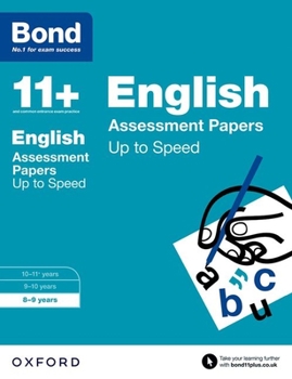 Paperback Bond 11+: English: Up to Speed Papers Book