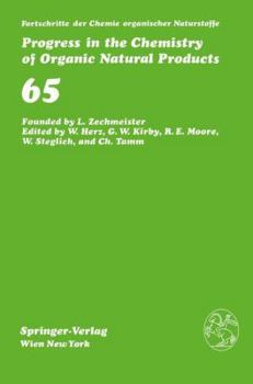 Fortschritte Der Chemie Organischer Naturstoffe / Progress in the Chemistry of Organic Natural Products