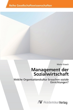 Paperback Management der Sozialwirtschaft [German] Book