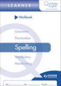 Paperback Quickstep English Workbook Spelling Learner Stage Book