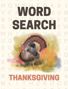 Paperback Word Search Thanksgiving: Thanksgiving word search puzzle books for adults (Vol. 7) [Large Print] Book