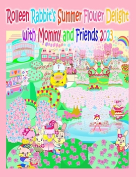 Paperback Rolleen Rabbit's Summer Flower Delight with Mommy and Friends 2023 Book