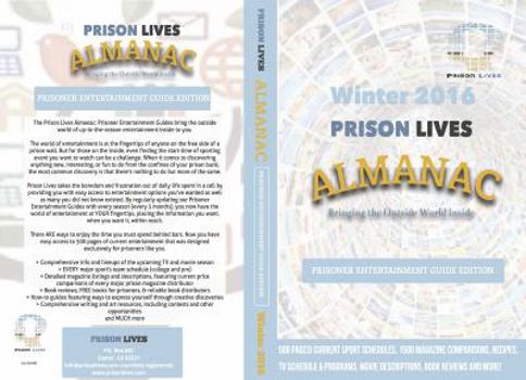 Paperback Prisoner Entertainment Guide Winter 2016/2017: Prison Lives Almanac Book