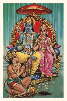 Paperback Vintage Journal Shiva and Parvati with Hanuman Book