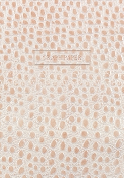 Paperback Graph Paper: Executive Style Composition Notebook - Cream Alligator Skin Leather Style, Softcover - 7 x 10 - 100 pages (Office Esse Book