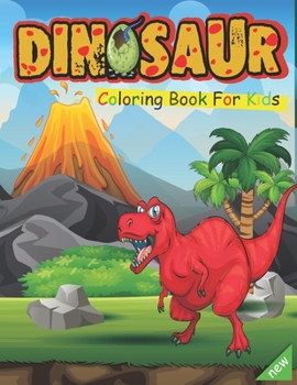 Paperback Dinosaur Coloring Book for Kids Book
