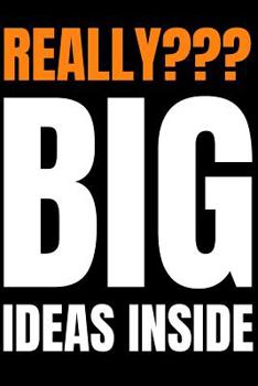 Paperback Entrepreneur's Notebook Really Big Ideas Inside Book