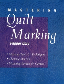 Paperback Mastering Quilt Marking Book