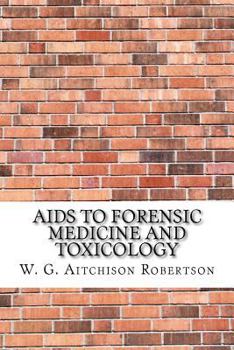 Paperback Aids to Forensic Medicine and Toxicology Book