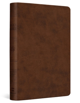 Imitation Leather ESV Value Compact Bible, Red Letter (Trutone, Brown) Book