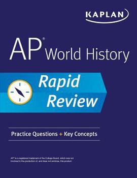 Paperback AP World History Rapid Review: Practice Questions ] Key Concepts Book