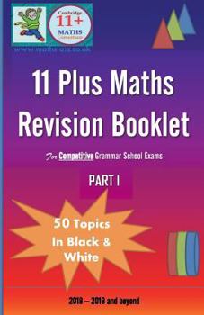 Paperback 11+ Plus Maths Revision (Card) Booklet: For Competitive Grammar School Exams Book