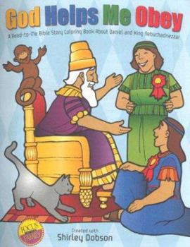 Paperback God Helps Me Obey Coloring Book