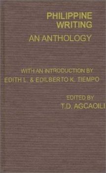 Hardcover Philippine Writing: An Anthology Book