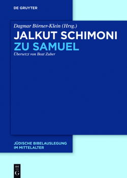 Hardcover Jalkut Schimoni Zu Samuel [German] Book