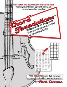 Paperback Chord Foundations: Guitar Science for JAZZ & BLUES - A new and modern approach to chord structure. Book